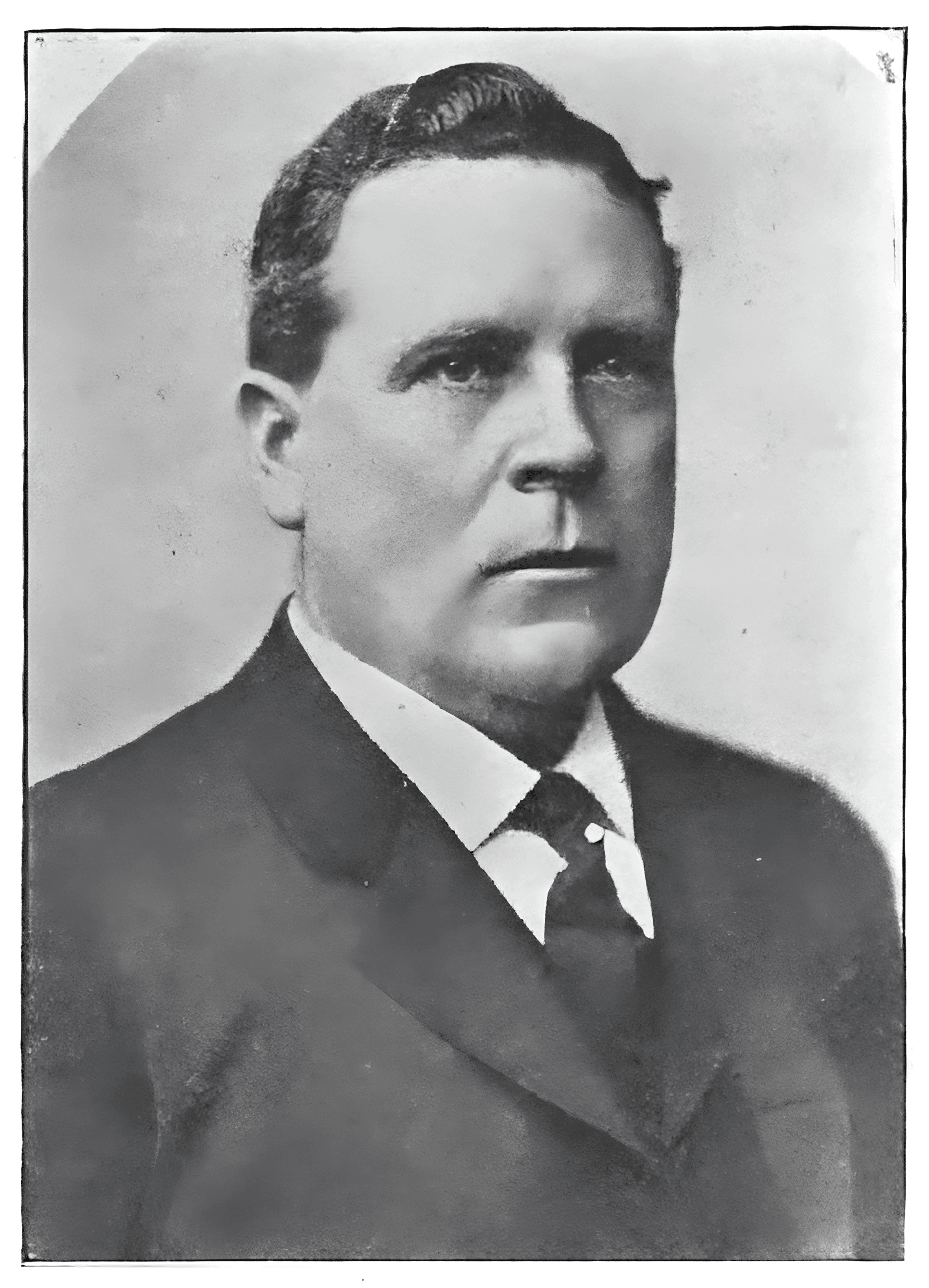 Portrait of Walter Thomas Sykes, founder of Sykes Brothers Yarn Mill at 2545 N Hancock Street Philadelphia